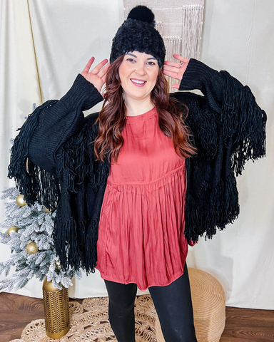 Fringed Out Cardigan