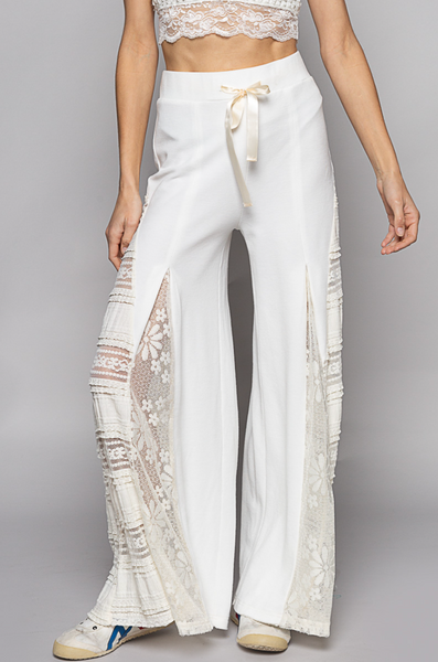 Cali Lace Pants (Off White)