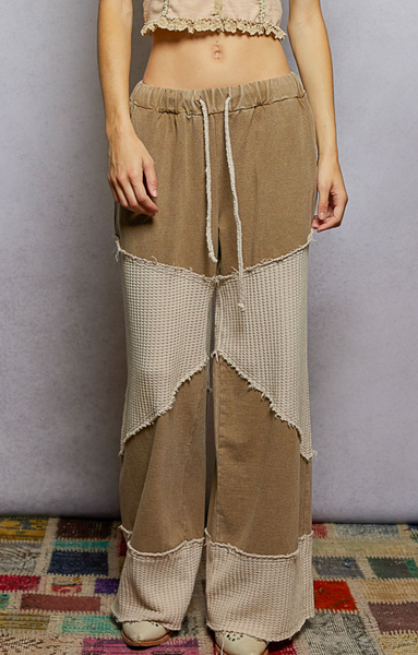 Wheatfield Thermal Mix Sweatpants (dusty choco)