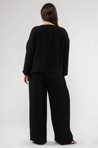 PLUS Lightweight High Rise Pants (Black)