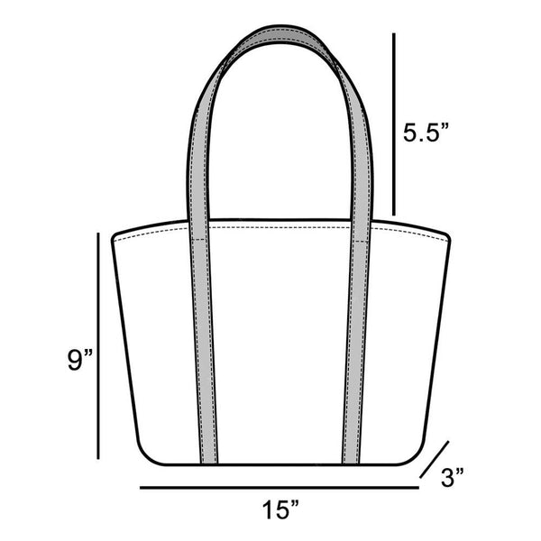 Striped Straw Weave Round Rope Handle Tote Bag: BEI